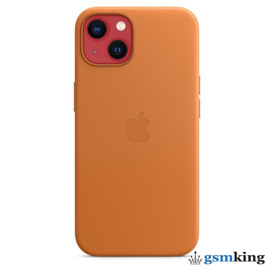 Apple Leather Case with MagSafe iPhone 13 Golden Brown «Золотистая охра» MM103ZE/A