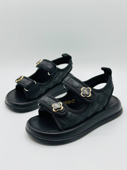 Детские кожаные босоножки Miu Miu