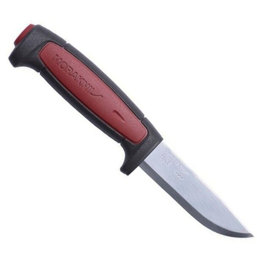 Нож Morakniv  Pro, универсальный/строительный, углеродистая сталь, клинок 91мм, бордовый