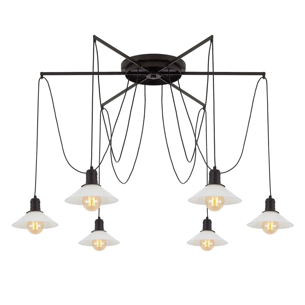 Citilux Эдисон CL451262 Люстра паук Венге