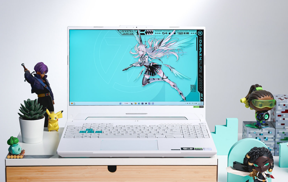 Игровой ноутбук ASUS TUF 4 (Tianxuan 4) FA507, R9-7940H, RTX4060, 16ГБ/1ТБ, 15.6" 165hz, Русская клавиатура+Русский Windows 11 Home, Синий-зелёный