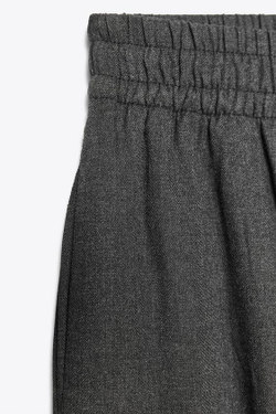 ZARA ПРЯМЫЕ БРЮКИ, ТЕМНО-СЕРЫЙ