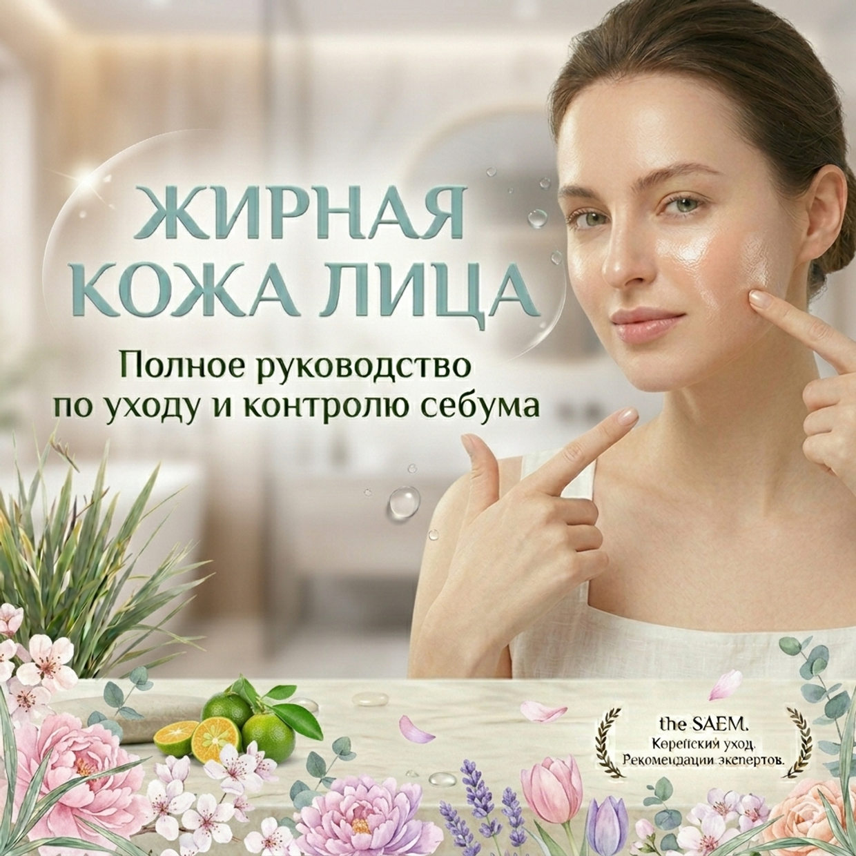 Жирная кожа лица: полное руководство по уходу и контролю себума