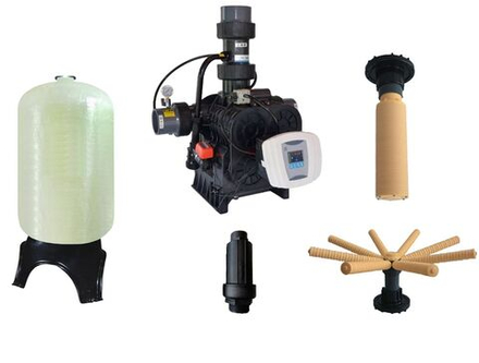 Комплект МоноКит : клапан с таймером RUNXIN F96B1 , корпус фильтра 6386 - Осветление / обезжелезивание
