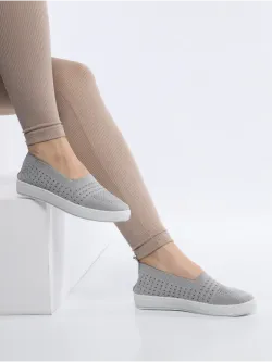 Мокасины летние текстильные