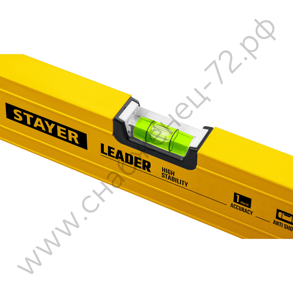 STAYER LEADER, 2000 мм, усиленный профиль, уровень с поворотным глазком (3466-200)