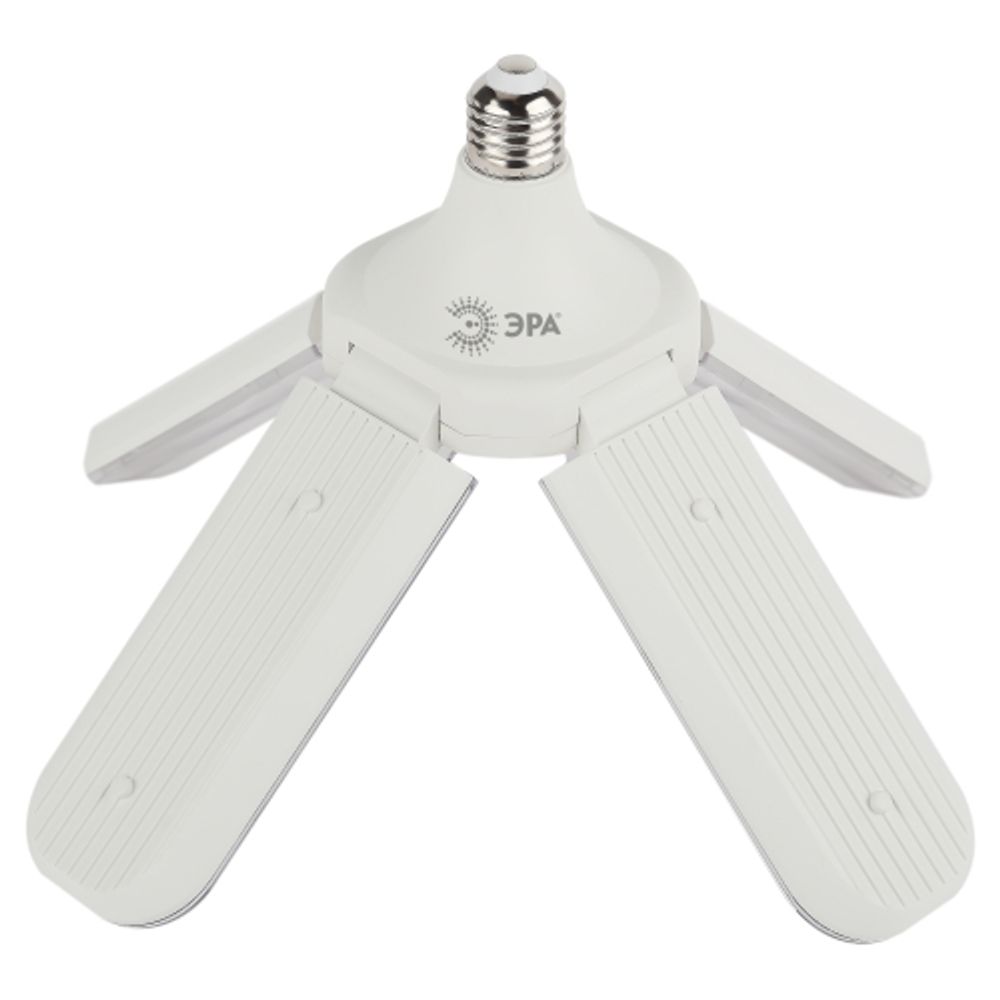 Фитолампа для растений светодиодная ЭРА FITO-36W-RB-E27-FOLD 4-х лепестковая красно-синего спектра 36 Вт Е27