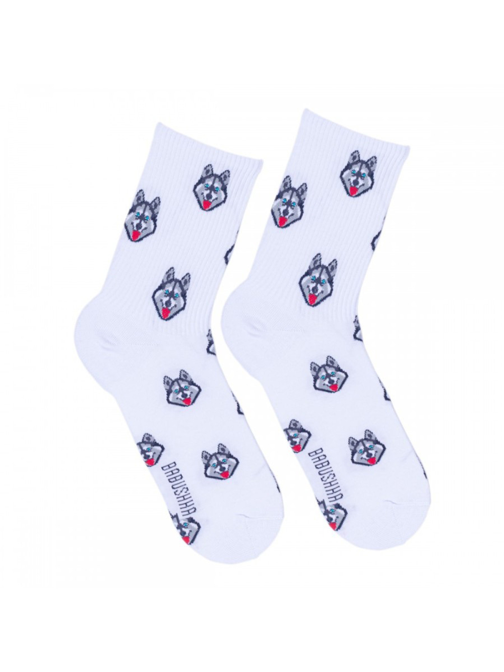 Носки медицинские мужские Babushka, "Хаски", белый, 41-45