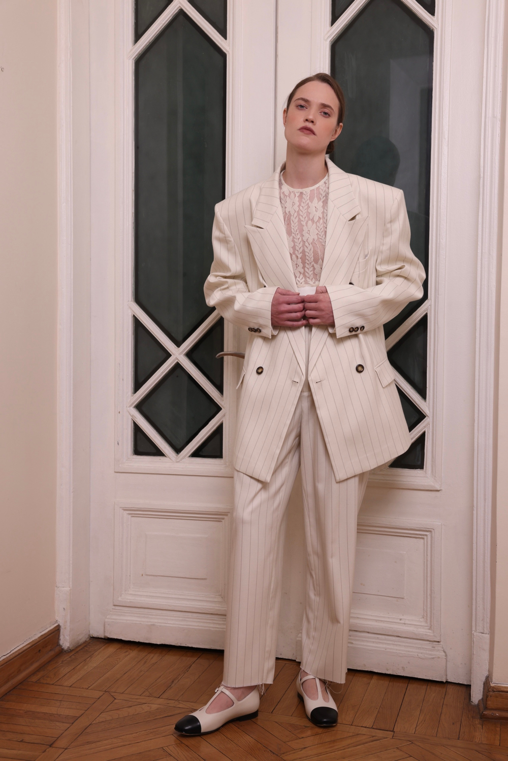 Пиджак OVERSIZE, молочный