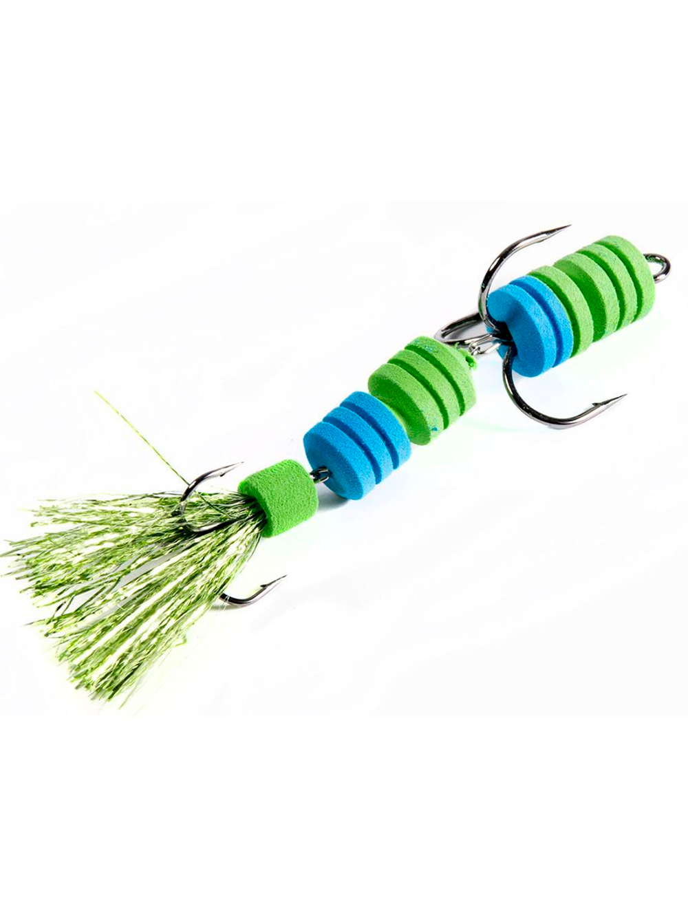 Приманка джиговая LUCKY JOHN PENNON BARBELLWORM жел./чер. в блистере (упк.5шт.)