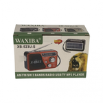 Радиоприемник Waxiba XB-523U-S MP3плеер+Solar panel