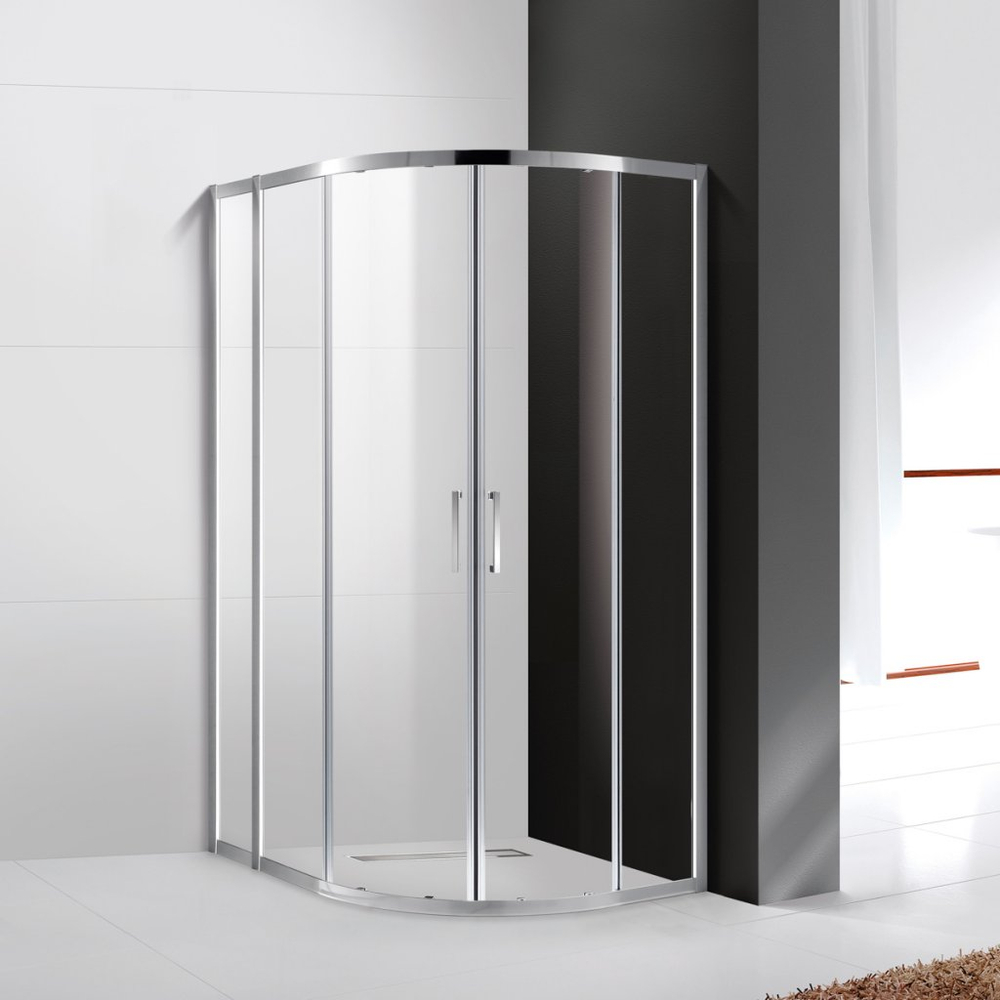 Душевой уголок Cezares MOLVENO-RH-2-120/100-C-Cr-IV, 120х100х195, профиль хром, стекло прозрачное