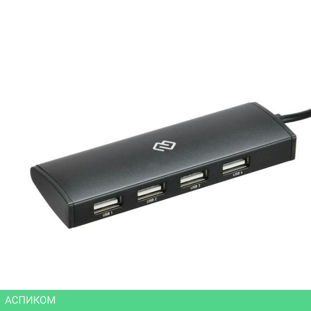 USB-Хаб Digma HUB-4U2.0-UC-B