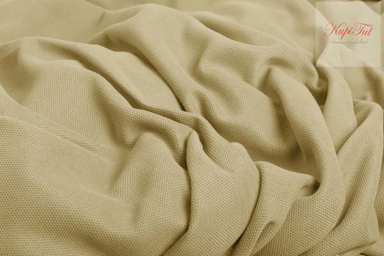 Комплект штор Палермо (кремовый), Вуаль (белая)