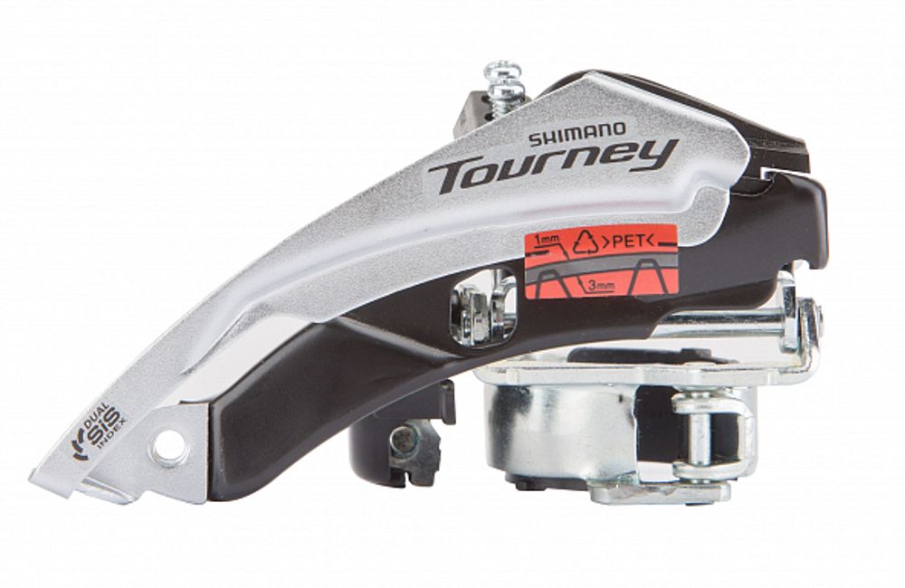 Переключатель скоростей передний FD-TY500 Tourney SHIMANO 42-24 зуб., 31.8мм, универсальная тяга