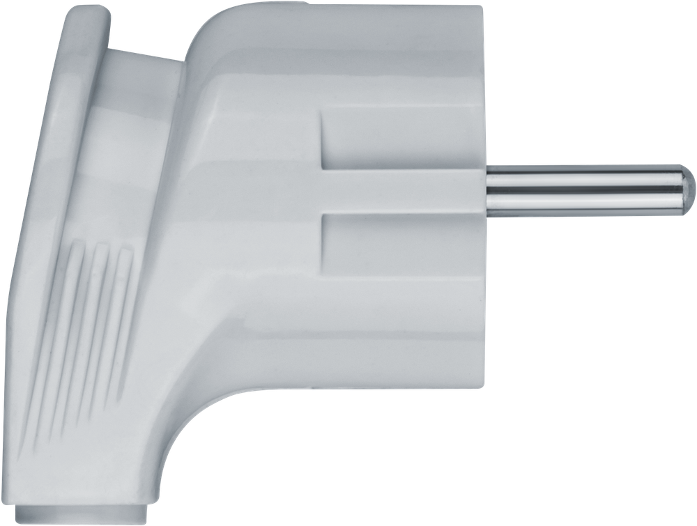 Вилка Navigator 61 362 NCA-PL04-16A-E-WH угловая с/з белая