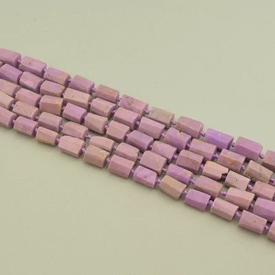 Нитка Родохрозит 43 см. (Без замка) - Розовая