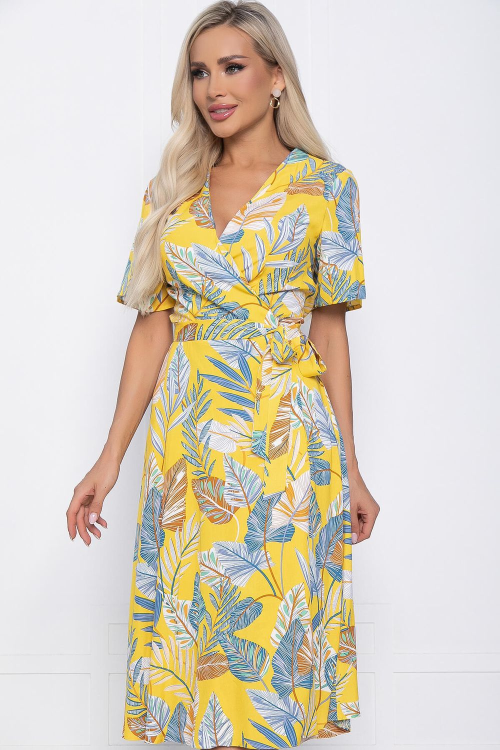 Платье Мода люкс (желтое) П10882 LT Collection