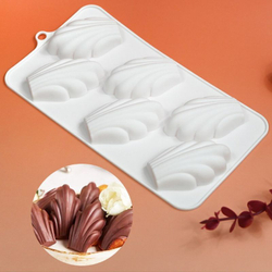 Форма силиконовая для пирожных «Мадлен» 6 ячеек