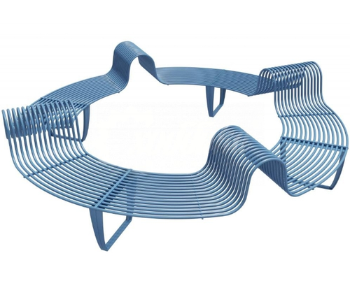 Скамейка стальная вокруг дерева «Раструм Цикл»