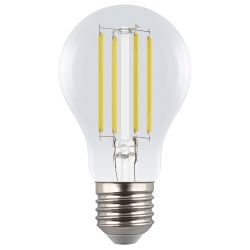 LED-A60-7W-3000K-E27-CL GLY01TR Лампа светодиодная. Форма A. прозрачная. Серия Яркая A++. Теплый белый свет 3000K. Картон. ТМ Uniel