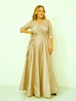 Платье элегантное вечернее Шикарный блестящий наряд