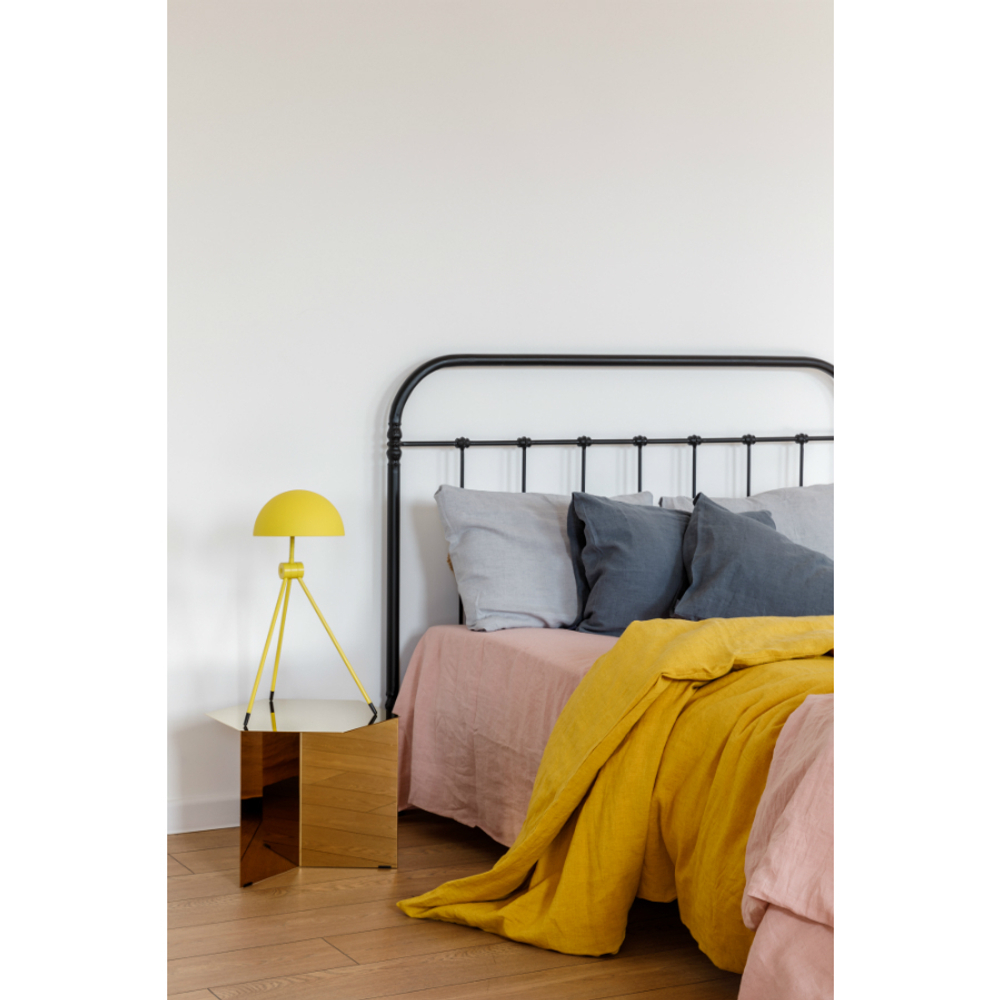 Простыня из стираного льна цвета пыльной розы essential, 240х270 см