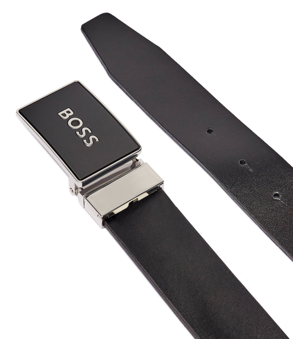 Двухсторонний кожаный ремень Icon BOSS BLACK - черный(50529690)