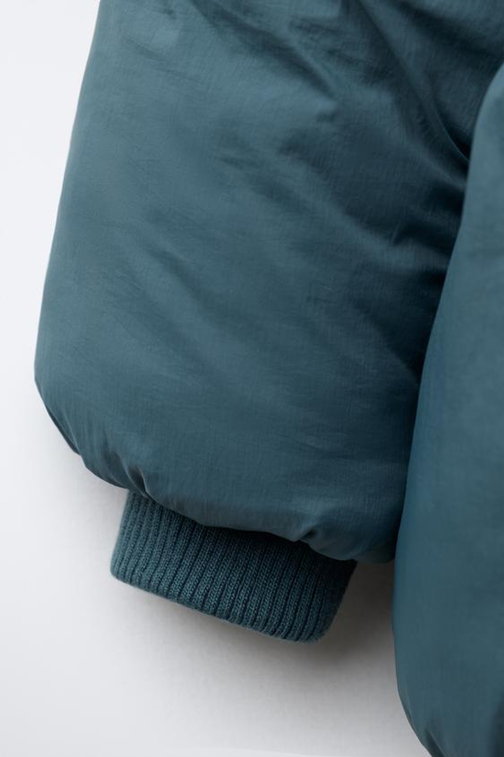 ZARA СТЕГАНАЯ КУРТКА WATER REPELLENT, СИНИЙ