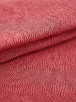 Ткань Муслин двухслойный, 125 гр/м2, 100% хлопок, ш. 145 см, малиновый