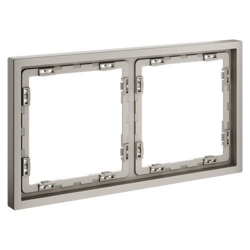 Рамка пластиковая на 2 поста, (кашемир) Voltum S70 VLS100203