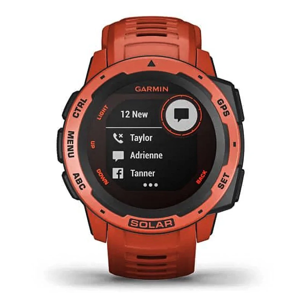 Смарт-часы GARMIN INSTINCT Solar Flame Red, 010-02293-20