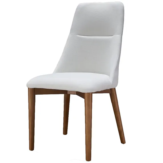 Стул Bert белый, ножки орех