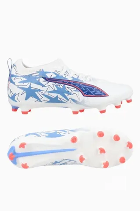 Бутсы Puma Ultra 6 Match Christian Pulisic X KidSuper FG/AG Junior - белый