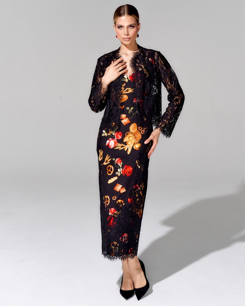 Жакет из премиального кружева