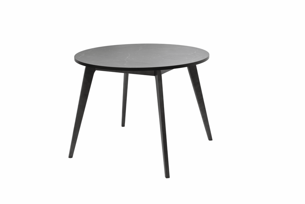 Стол Zip-mebel Arki K 100 чёрное дерево /чёрный мрамор