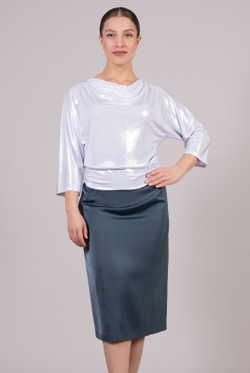 Джемпер женский 4500зпа, Серебро #505Сер034500зпа