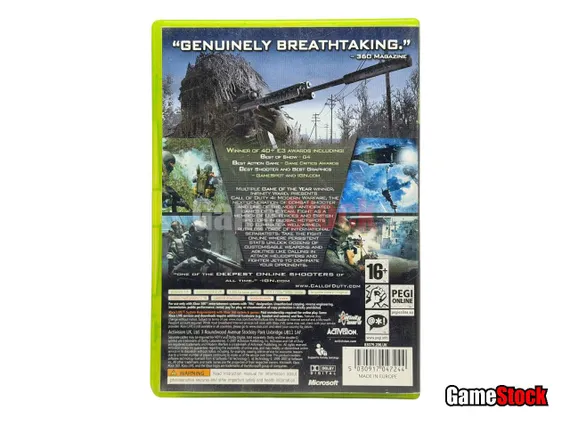 Xbox 360 Call of Duty 4: Modern Warfare (Б/У, Английская версия)