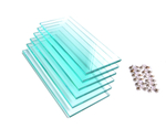 Комплект полированных стеклянных полок для Altum-135 / Crystal-145 (6шт. 116х289х10мм.)