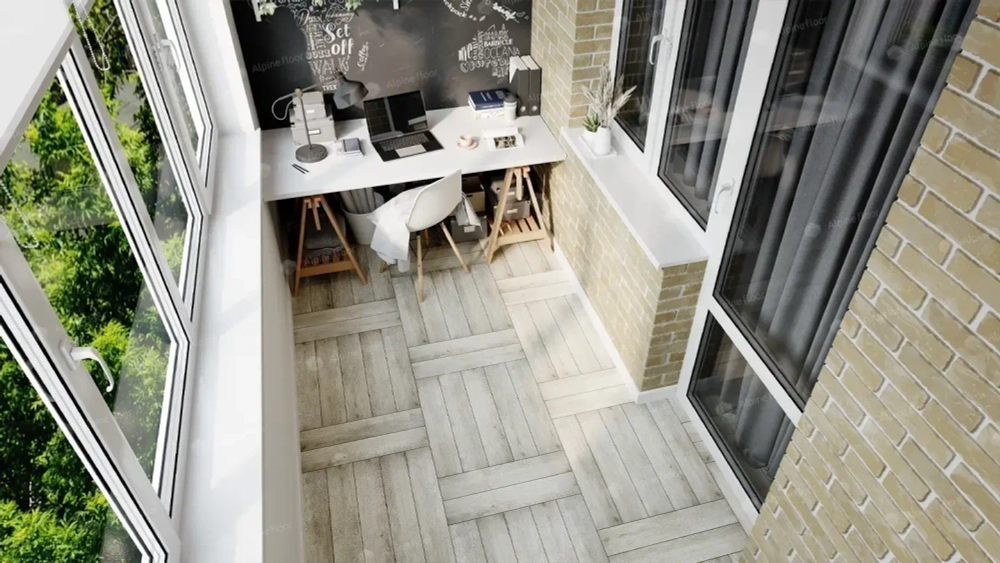 SPC ламинат Alpine Floor Снежная лавина