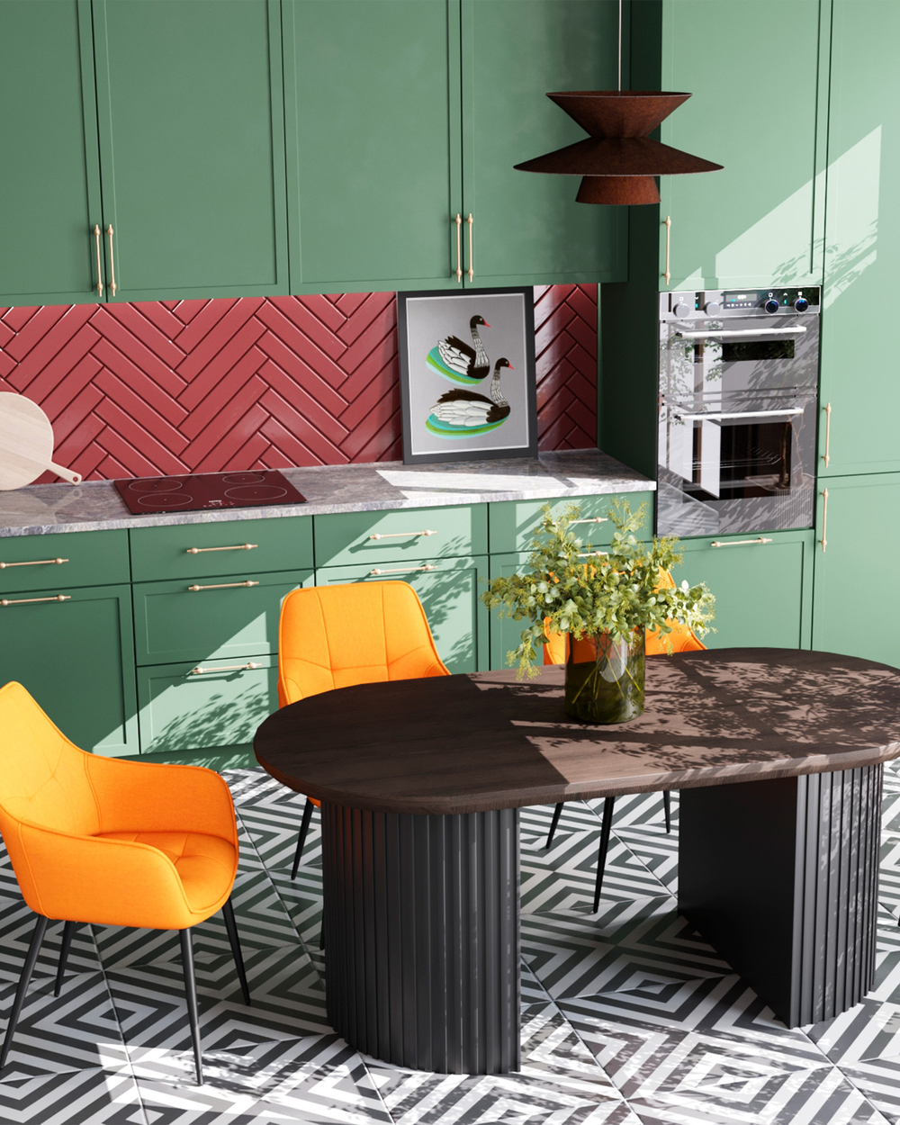 Стул обеденный Noa желтый