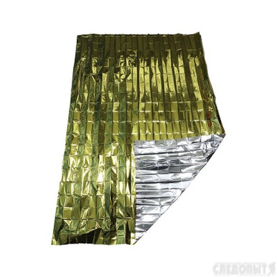 Термоодеяло Следопыт серебро/золото 160х210 см