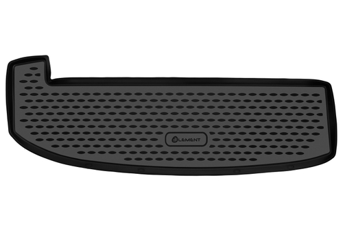 Коврик в багажник для GEELY Okavango 2020-, Внедорожник 5 дв., короткий (3-й ряд разложен) 1шт. (полиуретан) ELEMENTA70258K13