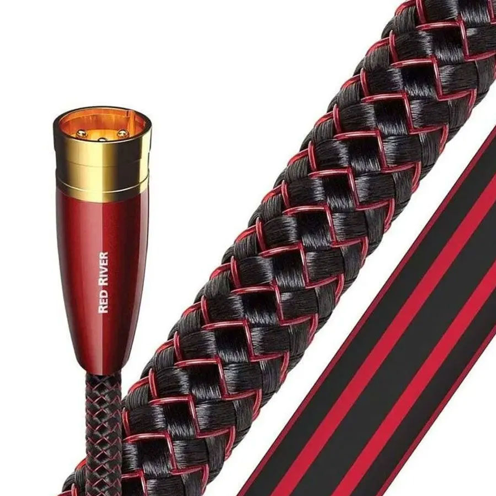 Межблочный аудио кабель AudioQuest Red River XLR-XLR, 3 метра
