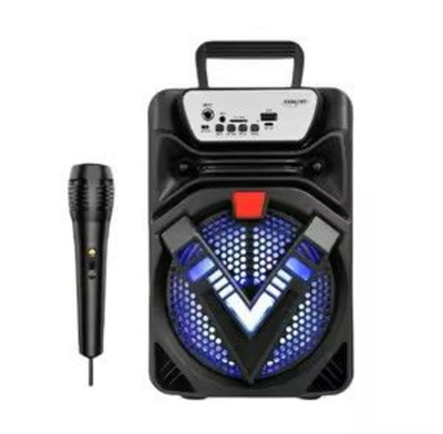 Колонка портативная беспроводная ZQS 6142 с микрофоном