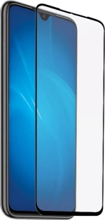 Закаленное стекло с цветной рамкой (fullscreen+fullglue)для Xiaomi Redmi Note 8 DF xiColor-69 black