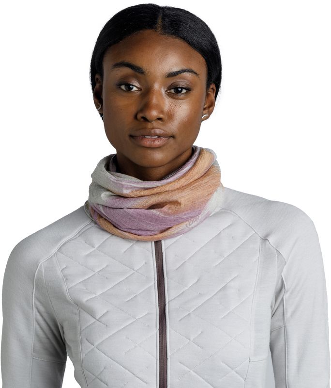 Шерстяной шарф-труба Buff Merino Lightweight Prints Arky Multi Фото 2