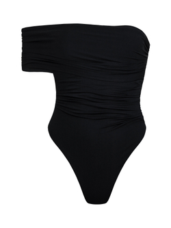 Боди asymmetrical black