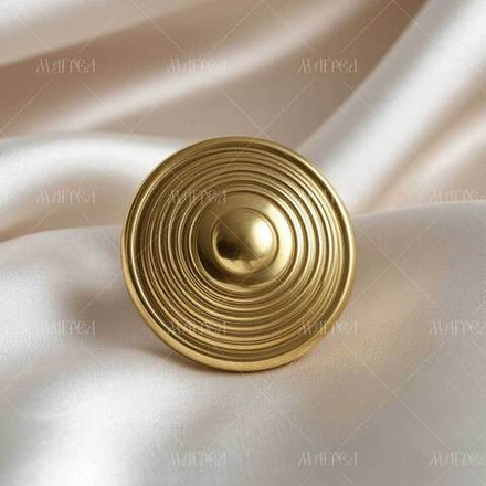 Ручка латунная мебельная кноб Земная Сфера