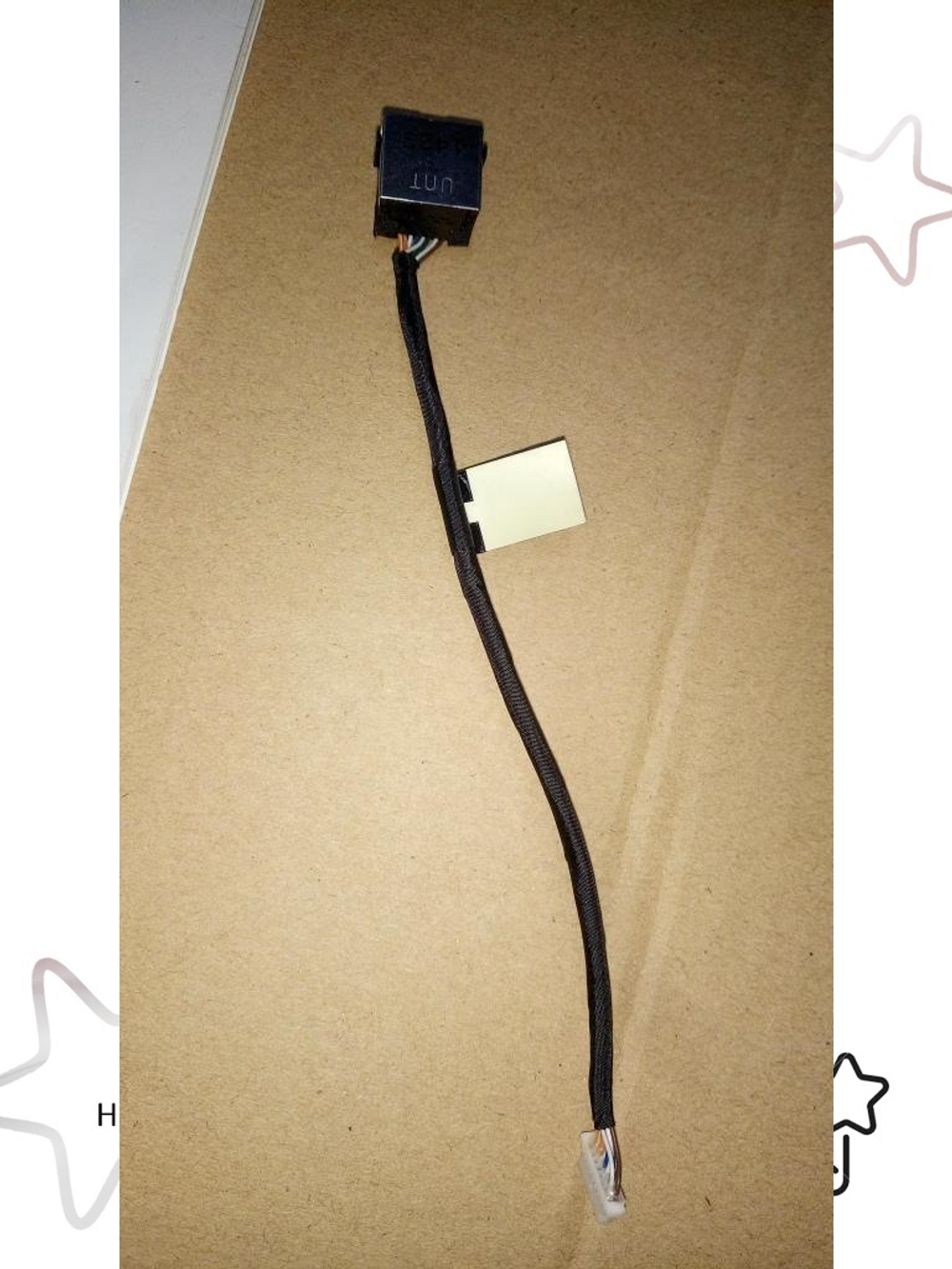 Сетевой разъём RJ45 с кабелем для ноутбука Lenovo E10-30 (90205457), оригинал